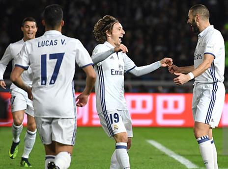 ריאל חגגה יתרון מוקדם ביפן (getty)