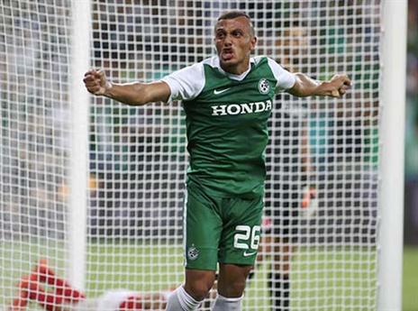 בסיבוב הקודם הוא חגג על הפועל. מוגרבי (צילום: אלן שיבר)