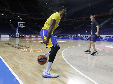 ווימס בחימום האחרון במדריד (getty)