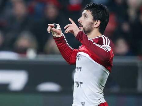 ניצחון חשוב. אלמוג כהן אחרי השער (Getty)