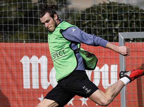 בייל. נראה חד באימונים (getty)