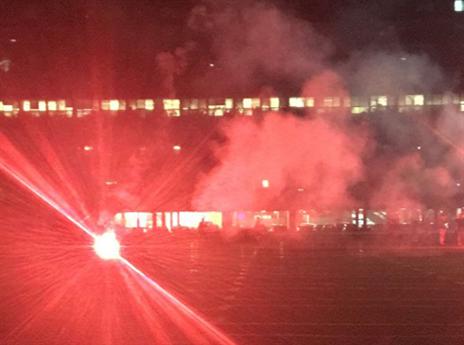 אוהדי מכבי ת"א חוגגים