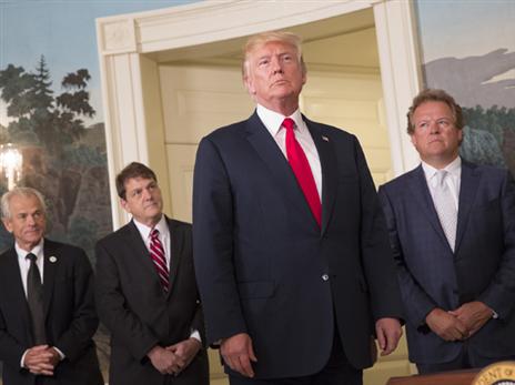 "לא נראה התקדמות כל עוד טראמפ נשיא" (getty)