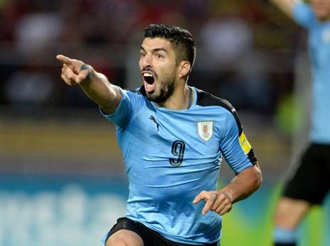 המקום שלו במונדיאל כמעט בטוח. סוארס (getty)