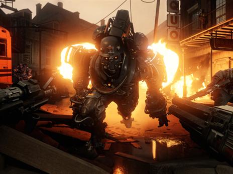 בי ג'יי חמוש במיטב הנשקים, הכל מרובי סער, משגרי טילים להביורים ורובי פלסמה.