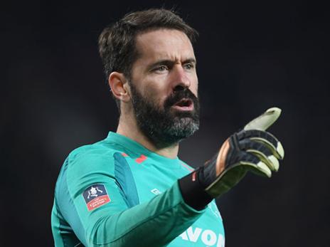 סקוט קארסון. מוריניו החמיא לשוער דרבי (getty)