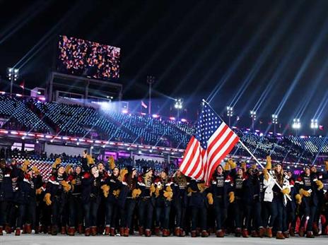 המשלחת האמריקאית היא הגדולה ביותר במשחקים (Getty)