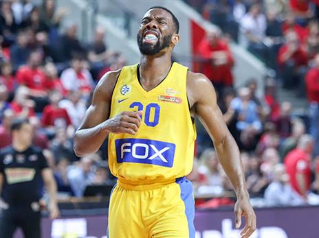 קול מתוסכל. הפסד כואב למכבי ת"א (צילום: דני מרון)