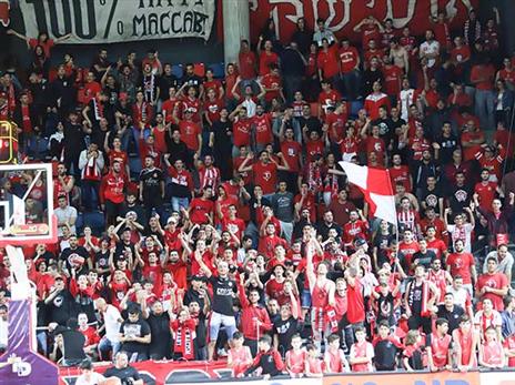 הקהל האדום היה מתון יחסית (דני מרון)