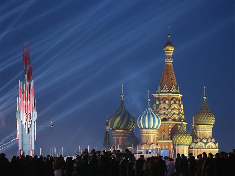 לא, זה לא דיסנילנד. ככה נראית מוסקבה (Getty)