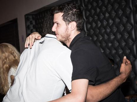 אפילו היה חיבוק של פיוס עם גיא פניני (מנהלת הליגה)