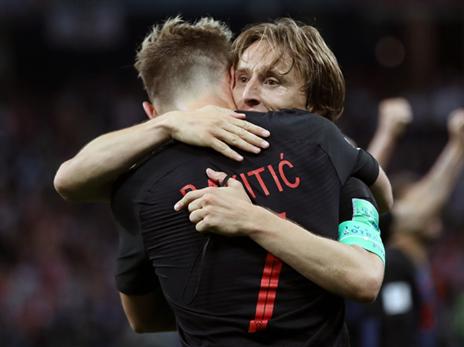 מודריץ' וראקיטיץ' מהווים חוליית קישור מפלצתית (GETTY)