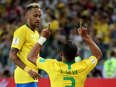 מלחמה ושלום. סילבה וניימאר (צילום: getty)