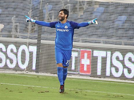 חיימוב. ההתרגשות הכריעה אותו בסיום (אלן שיבר)