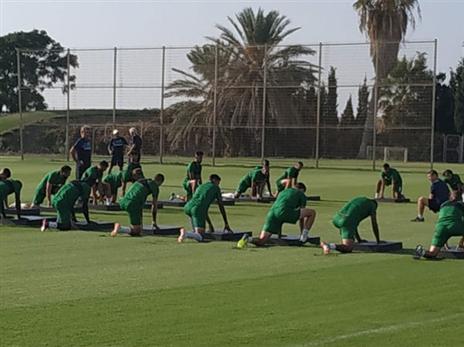 משחק גדול כבר במחזור הראשון. הירוקים מתאמנים