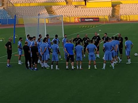 הנבחרת תקיים  הערב אימון מסכם