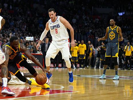 הרגע שיכול לשנות את הליגה. גרין מחליק, KD מתעצבן (צילום: Robert Laberge/Getty Images)