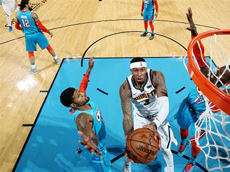 ניצחון חוץ מרשים לנאגטס (צילום: Zach Beeker/NBAE via Getty Images)