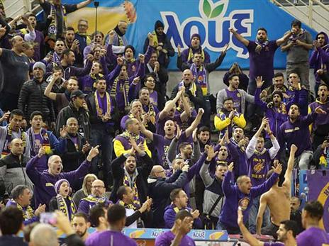 200 אוהדי חולון הגיעו ליוון (FIBA)