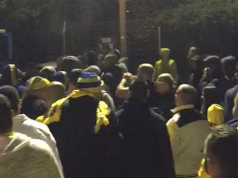 אוהדי מכבי הערב בקרית שלום