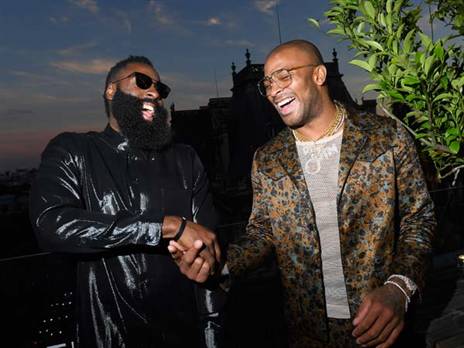 עם החבר הטוב הארדן (Photo by Victor Boyko/Getty Images For Mr Porter )