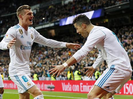 קרוס עם רונאלדו. "יהיה מוזר להגיד שלא מתגעגעים" (Getty)