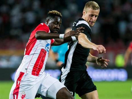 סודובה מאמינה: "מכבי ת"א באותה רמה כמו הכוכב האדום" (GETTY)