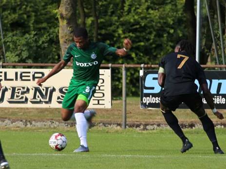 אוטין במשחקי האימון במחנה (באדיבות מכבי חיפה, האתר הרשמי)