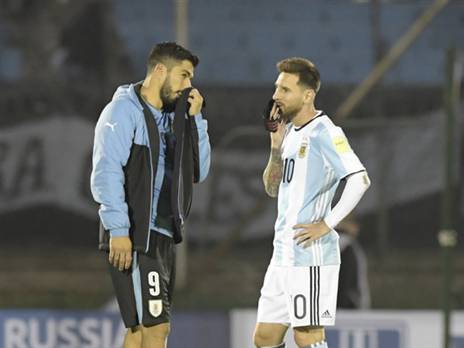 מסי וסוארס. המפגש שלהם בתל אביב מוטל בספק (Getty)