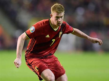 דה בריינה. כבש צמד מול קפריסין והתפנה לבקר את אופ"א (getty)