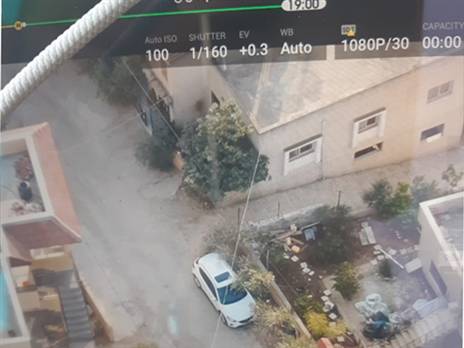 איתור רכב גנוב באמצעות רחפן