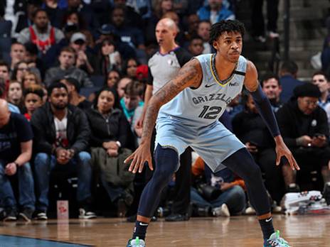 ג'ה מוראנט. עבודת רגליים מרשימה מול הארדן (GETTY)