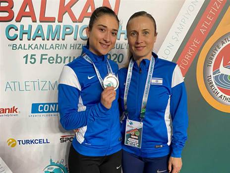זהב שני רצוף לויסמן באליפות הבלקן (איגוד האתלטיקה)