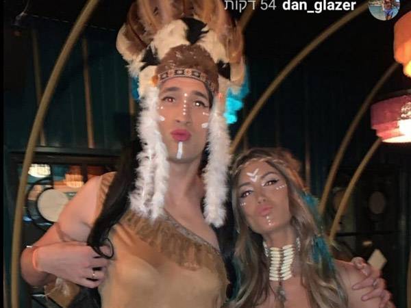 אנריק סאבוריט חזר לשורשים כאינדיאני (מתוך האינסטגרם של דן גלזר)