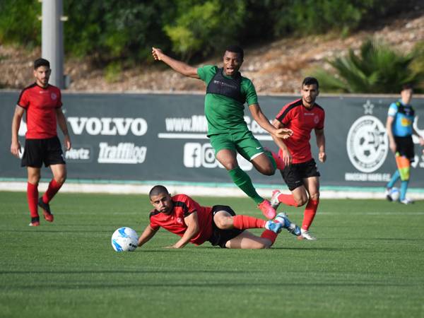 אוטין במשחק האימון (באדיבות מכבי חיפה, ראובן כהן)