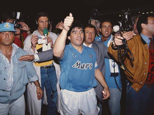 מראדונה. היה בשיאו באותה שנה (Getty)