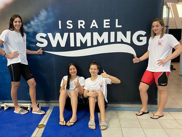 הישג יפה של בנות בת ים. (קרדים: איגוד השחייה)