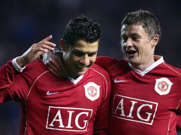 חוזרים לשתף פעולה. סולשיאר ורונאלדו (getty)