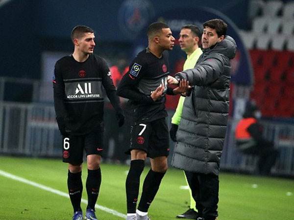 פוצ'טינו ואמבפה. מה הארגנטינאי היה עושה בלי הצרפתי? (getty)