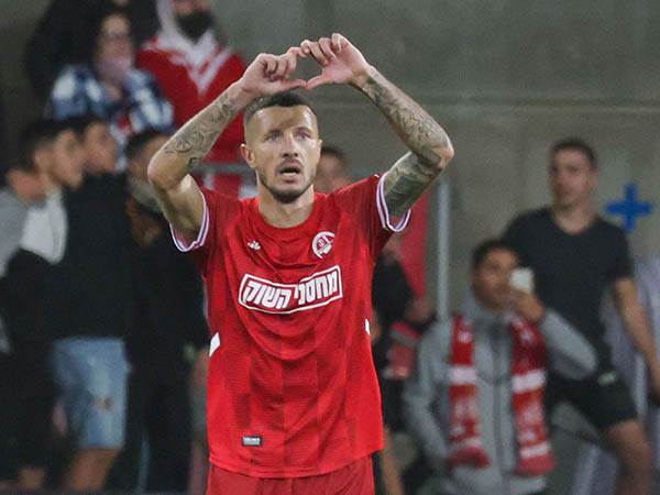 ניקיטה רוקאביצה. פציעתו אינה חמורה, כפי שסברו במועדון (דני מרון)