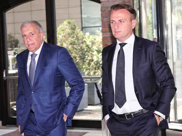 מיכאילוביץ' עם אוברדוביץ'. הרבה שנאה כלפי הכוכב מצד הבעלים (GETTY)