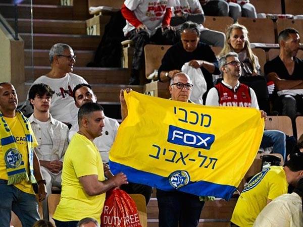 אוהדי מכבי ת"א במונאקו (Getty)