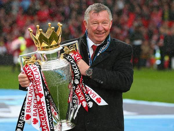 אלכס פרגוסון. הצל שלו עדיין באולד טראפורד (GETTY)