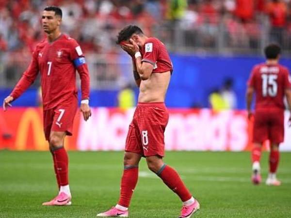 שחקני פורטוגל מאוכזבים (GETTY)