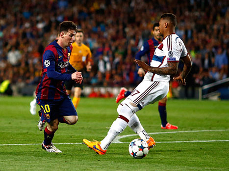 מסי כבר מכיר טוב את באיירן (gettyimages)