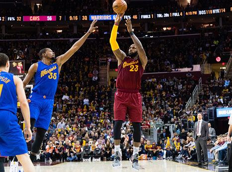 מצוין כמו תמיד. לברון ג'יימס (gettyimages)
