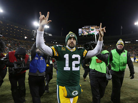 ארבע מסירות לטאצ'דאון. רוג'רס(Getty)