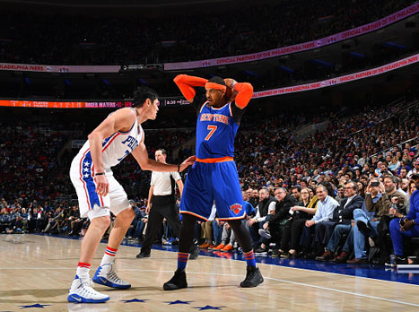 לא קלע ברבע האחרון. כרמלו אנתוני עם הכדור (getty)