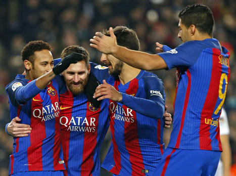 ניצחון 20 ברציפות על סוסיאדד בקאמפ נואו (getty)