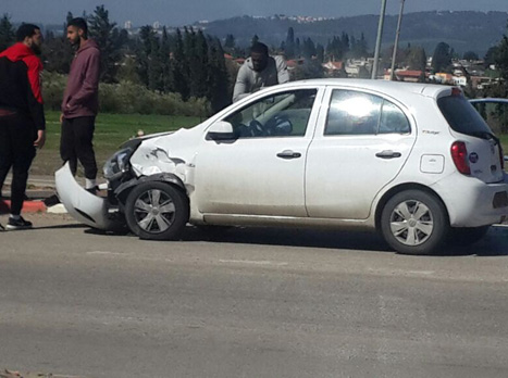 המכונית של טרידוול לאחר התאונה. הנאחס נמשך